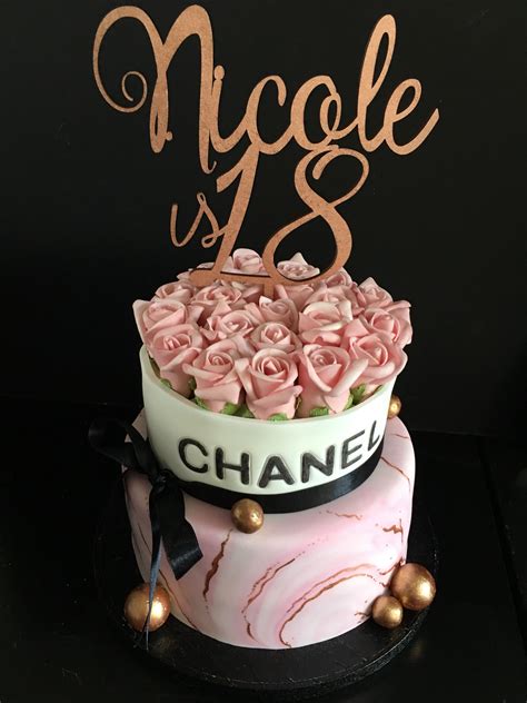 pink chanel cake